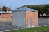 GRP Simulated Brick Enclosures Substations Glass Reinforced Plastic Fibreglass Kinpars Scotland UK